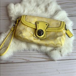 Coach Signature C Wristlet